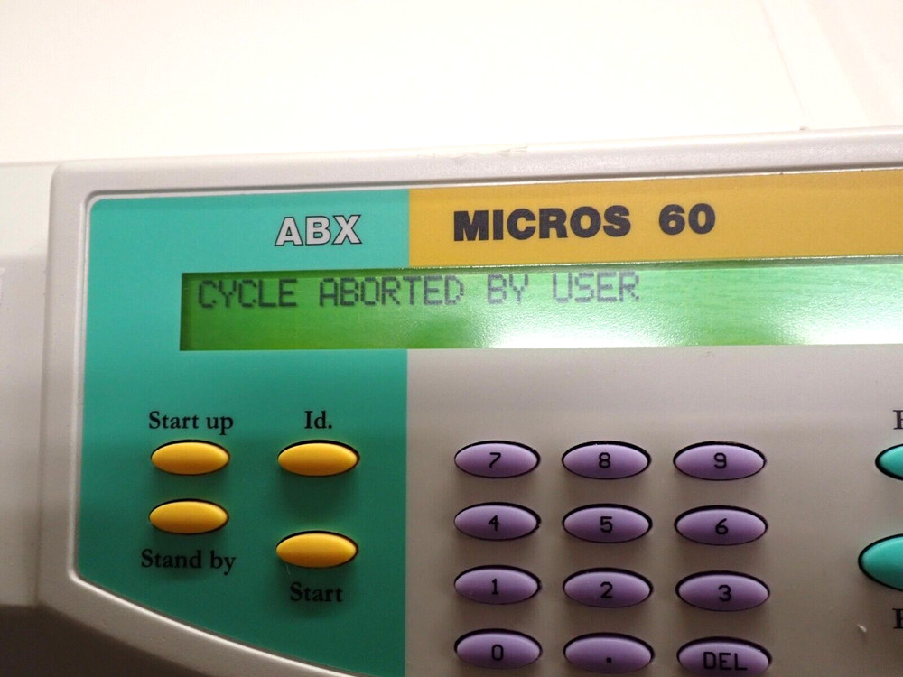 Horiba ABX Micros 60 Hematology Analyzer WORKS PACKAGE USED