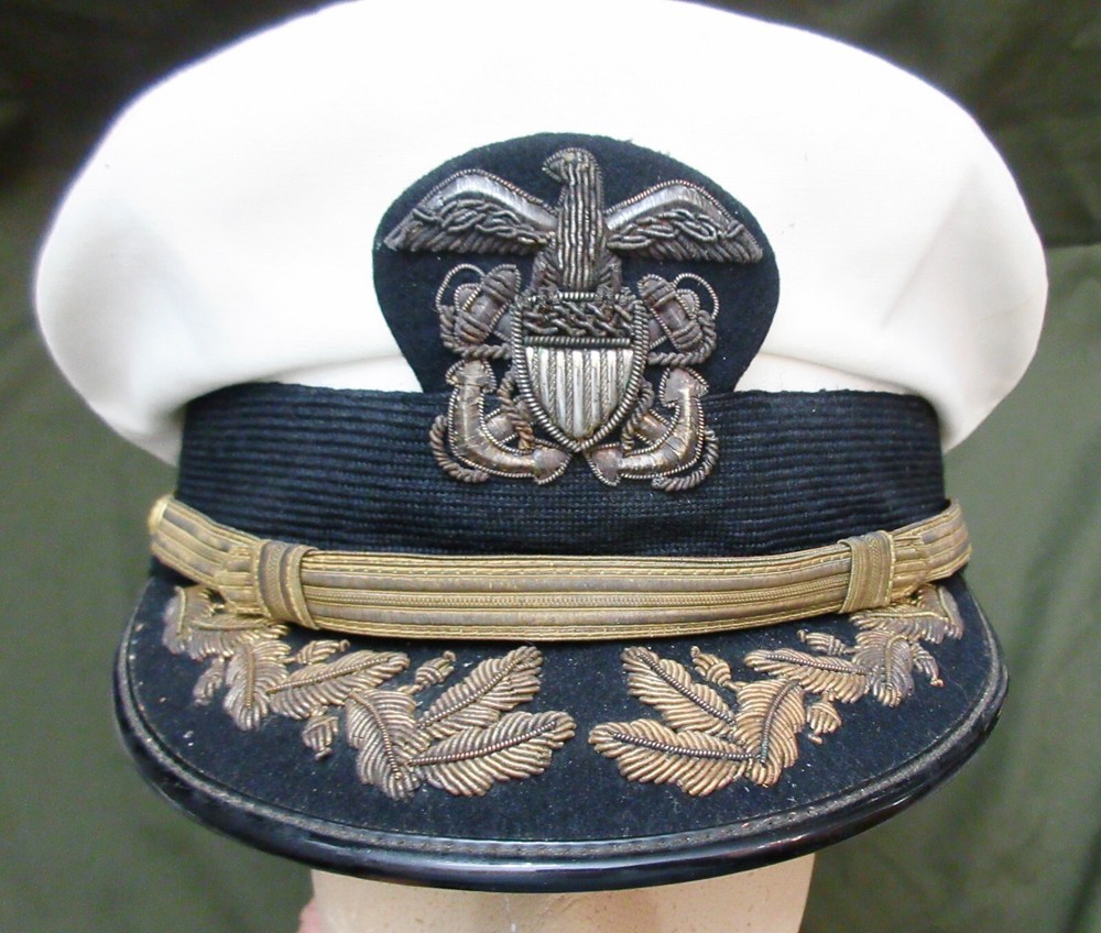 WWII Era USN Officer's Oak-leaf Visor Cap