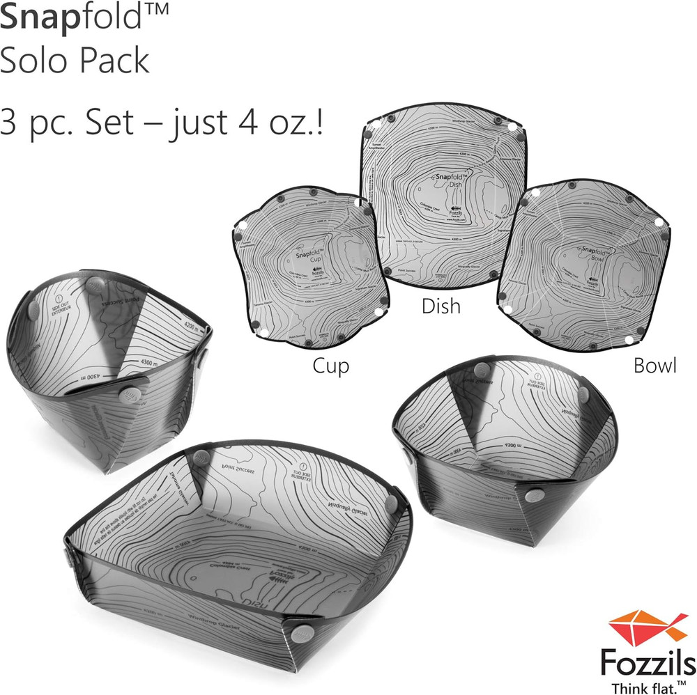 Snapfold™ Solo Pack (Cup, Bowl, Dish)