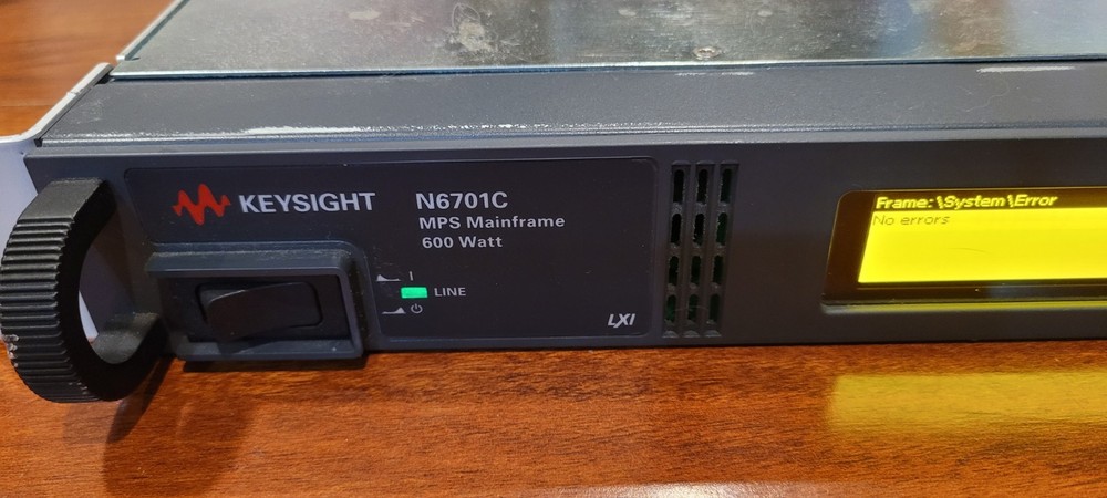 Keysight N6701C Low-Profile Modular Power System Mainframe, 600W, with 2 Modules