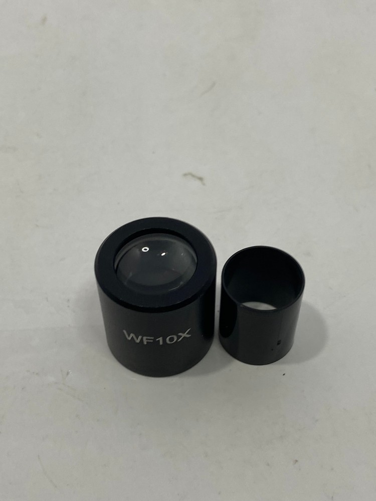 🍉 AMSCOPE WF 10X OPTICS EYEPIECE OCULAR MICROSCOPE OR OBJECTIVE LENSE PARTS EUC