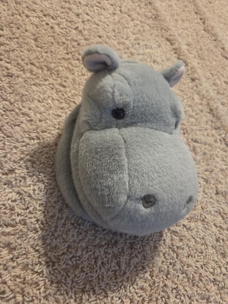 Hippo Head Cd Holder Plush Soft DVD case