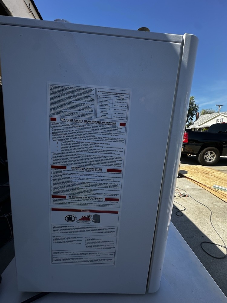 Navien NFB-200H Condensing Gas Combination Boiler 199,000 BTU Wi-Fi Low NOx