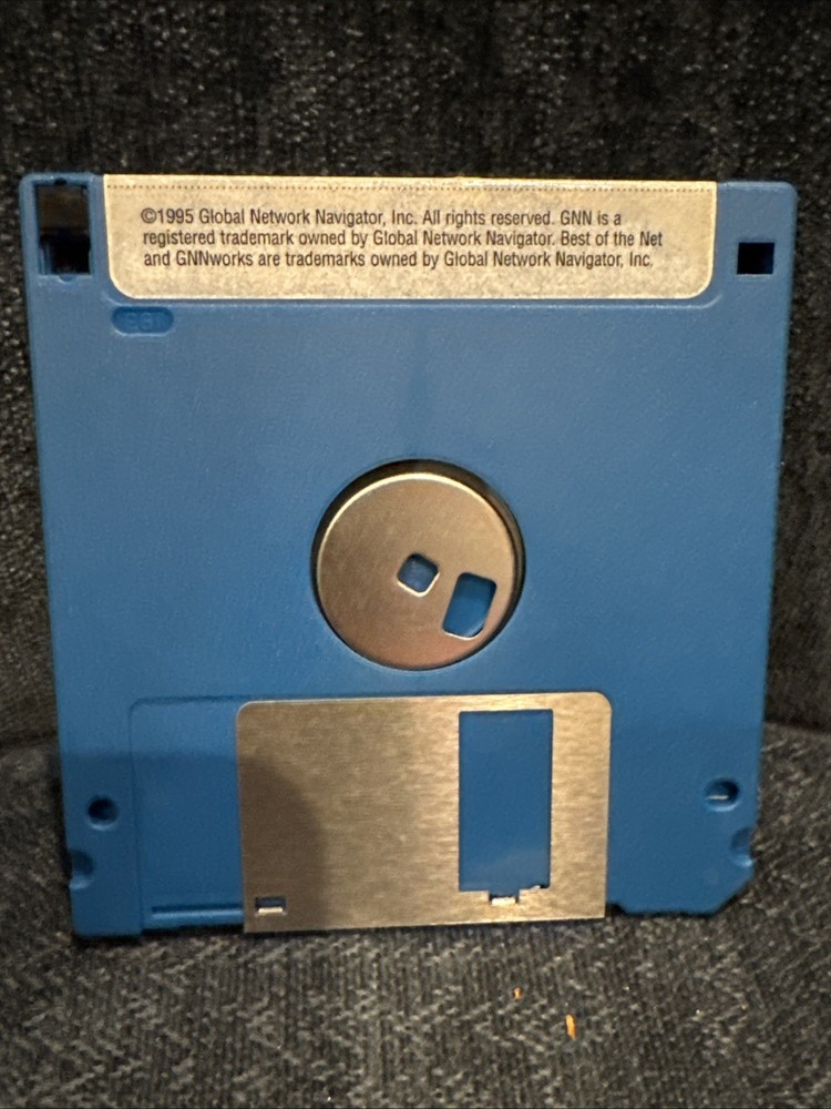 GNN (Global Network Navigator) Internet Disk / 1995 ! Vintage