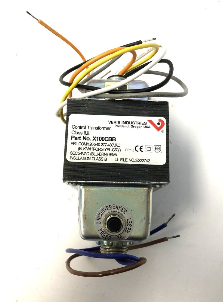 Veris X100CBB Control Transformer – Good Condition