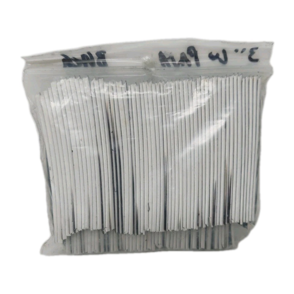 100 Pack Archery Arrow Feathers 3" Left Wing: Parabolic Black