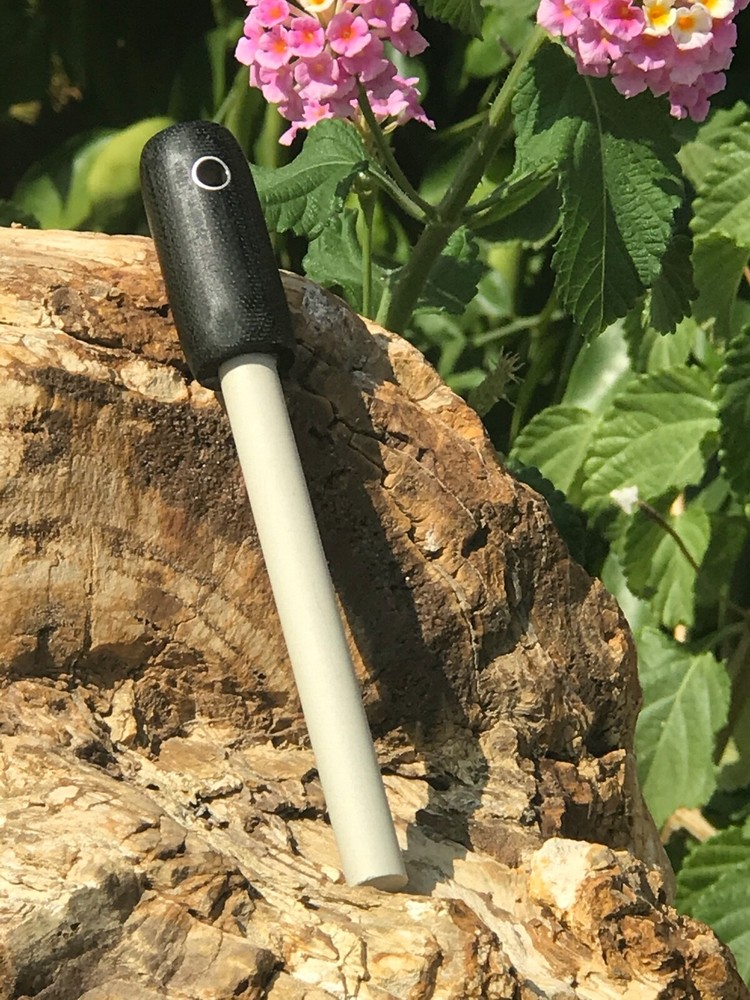 Black Micarta 3/8" Ceramic Field Sharpener