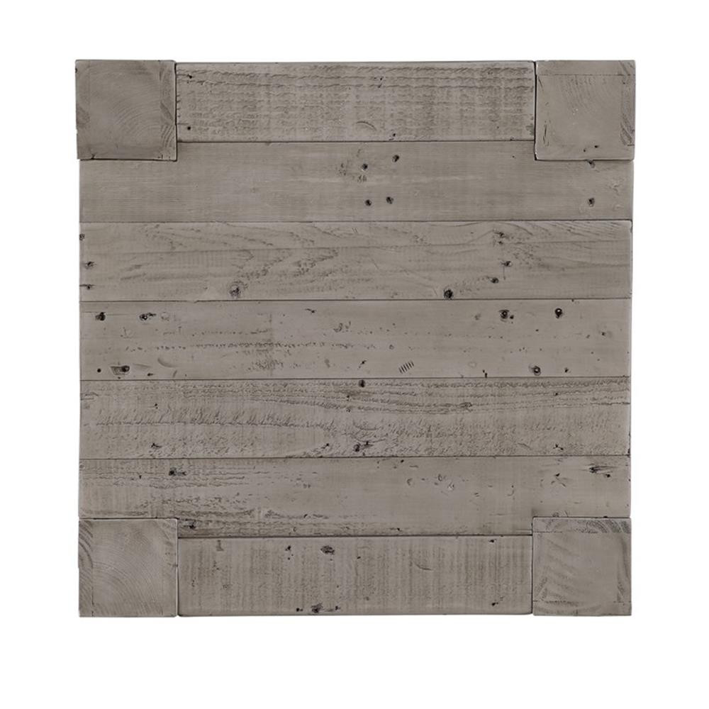 Bowery Hill Contemporary 22" Width Rectangular Pinedale End Table Grey