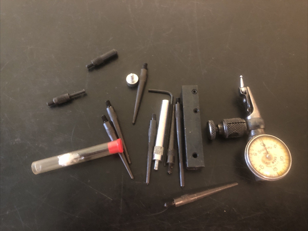 Starrett Last Word 711 Dial Indicator Plus extras