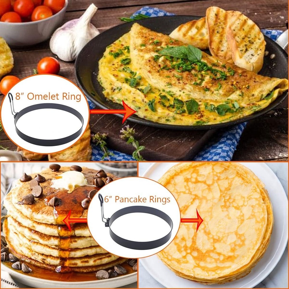 Professional Egg Ring Set with Accessories