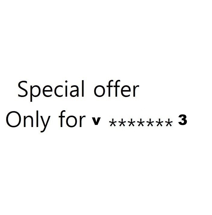 Special offer for v ****** 3
