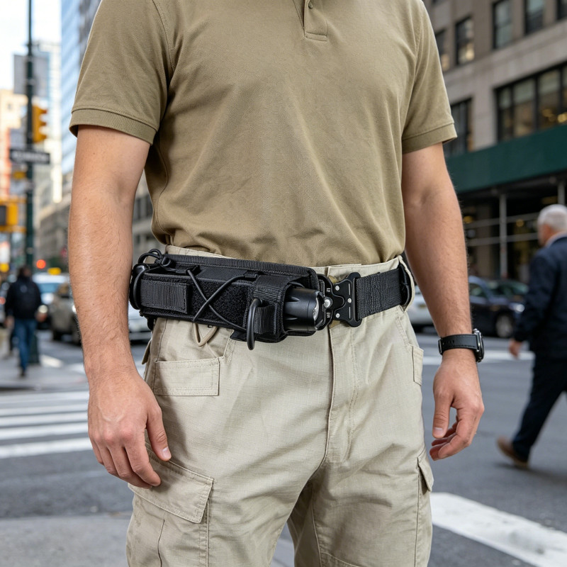 Tactical Flashlight Holster Open-Top Holder for Torch Flashlight Hand Tool Bag