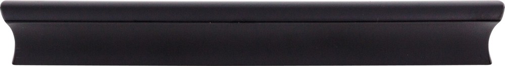 Top Knobs TK555BLK Glacier Pull 6" (c-c) Flat Black