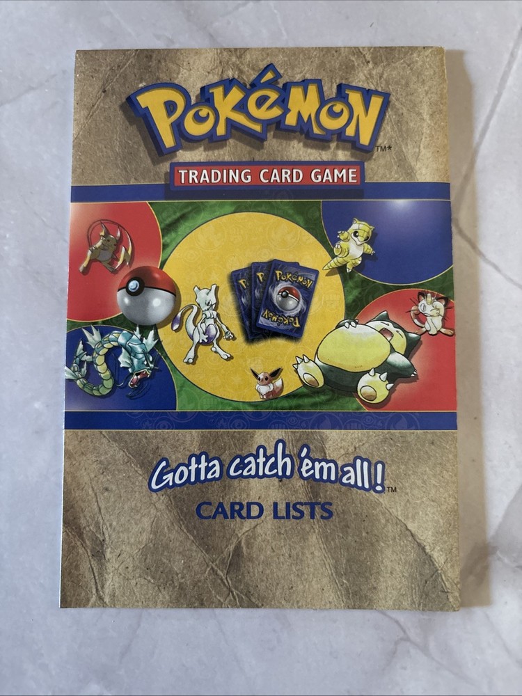 1999 Pokémon Lockdown Theme Deck Fossil Set (Open Box)