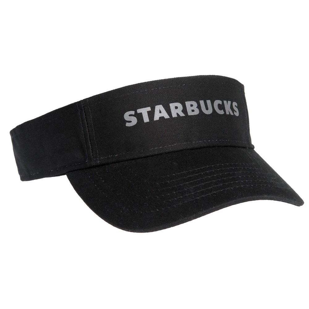 Soft Metallic Foil Design Starbucks Visor Cap