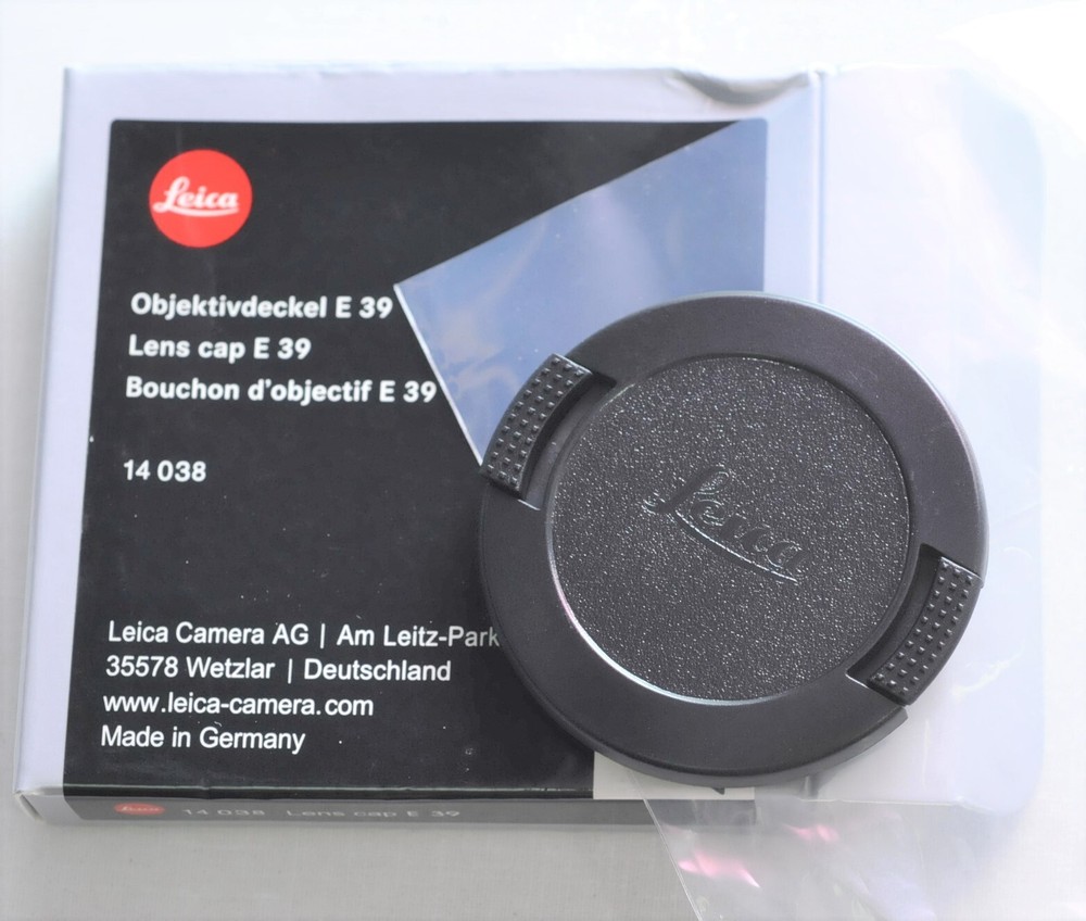 Leica 39mm Front Lens Cap 14038 E39