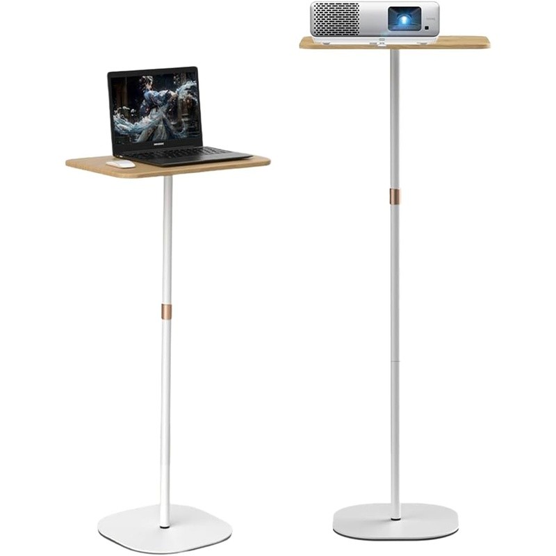 Adjustable Height Laptop Stand Desk Portable Side Table Workstation Sofa Bedside