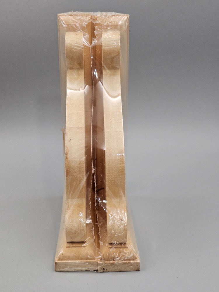 Smart Wood Scroll Bracket Unfinished 6" x 8.5" - CB 618