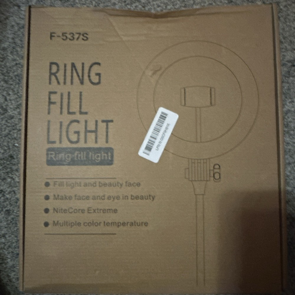 RING FILL LIGHT F-537S Video Creator LED Ring Light