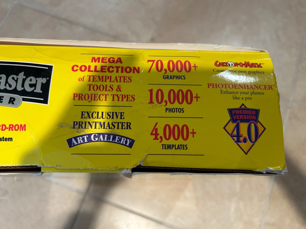 Printmaster Premier publishing suite 7.0 Windows 95/98 software