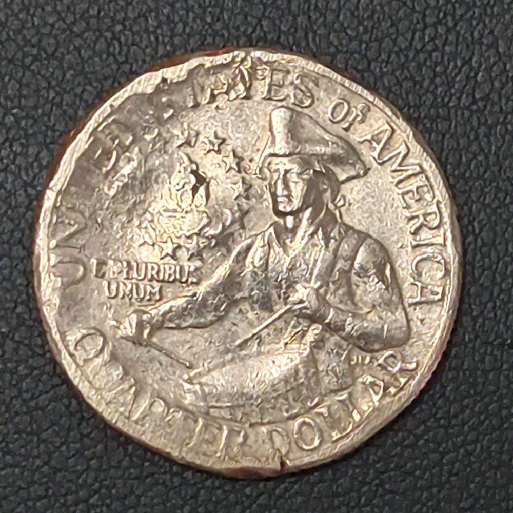 1776.1976 Bicentennial Quarter Coin(with (MULTIPLE ERRORS AT THE FRONT AND BACK)