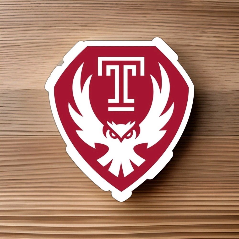 Temple University Car Magnet Laminated