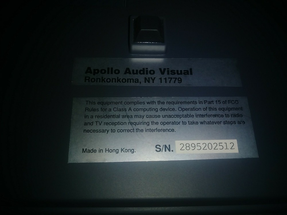 Apollo Audio Visual Travel Projector Presenter VISION 32K