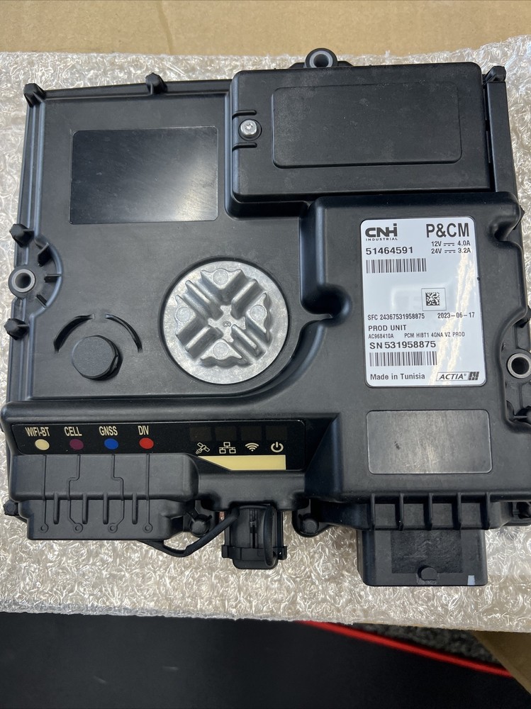 New CNH Industrial 51464591 P&CM Engine Control Module 12V 4.0A 24V 3.2A