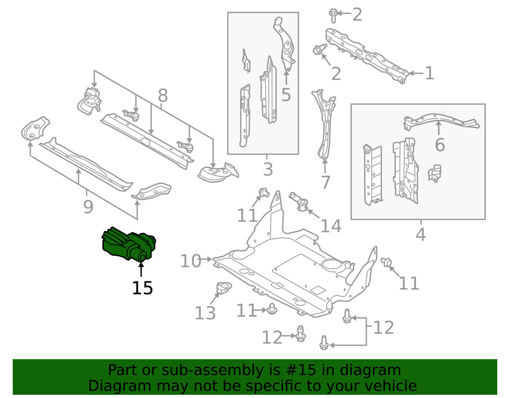 Genuine Subaru Temp Sensor 73730AG00A