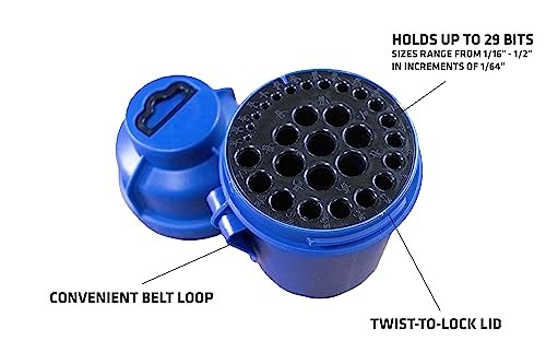 Century Drill & Tool – 28406 29 Piece Empty Bit Index Pod – Holds 29...