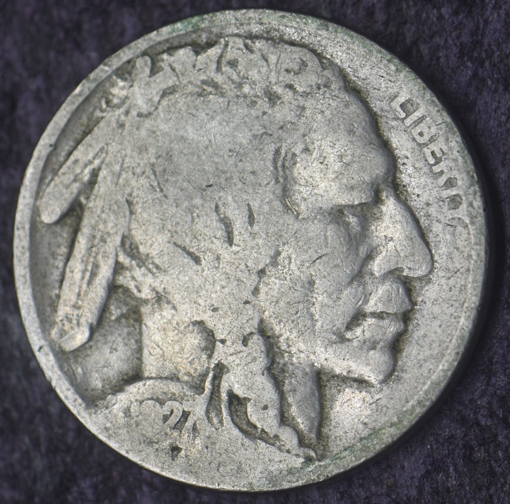 1927-D Buffalo Nickel 5C - COINGIANTS -