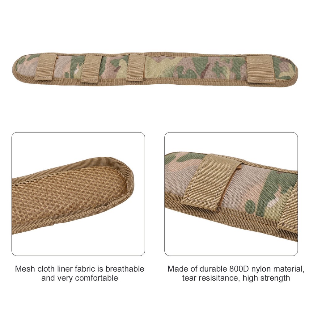 (Camouflage)Molle Strap Shoulder Strap Paddinging Pad Detachable FF