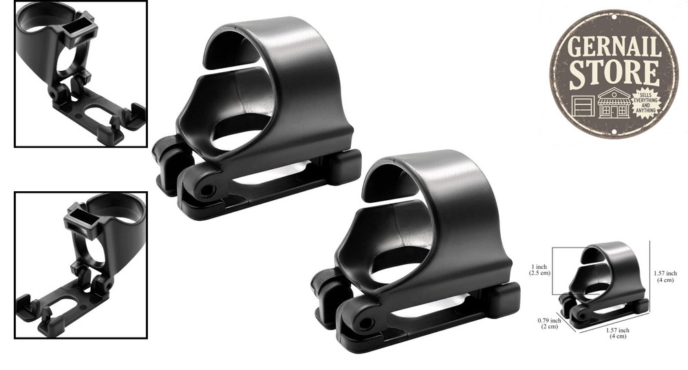 Universal Snorkel Retainers - 2 Pack Quick Release for Easy Diving Gear Setup