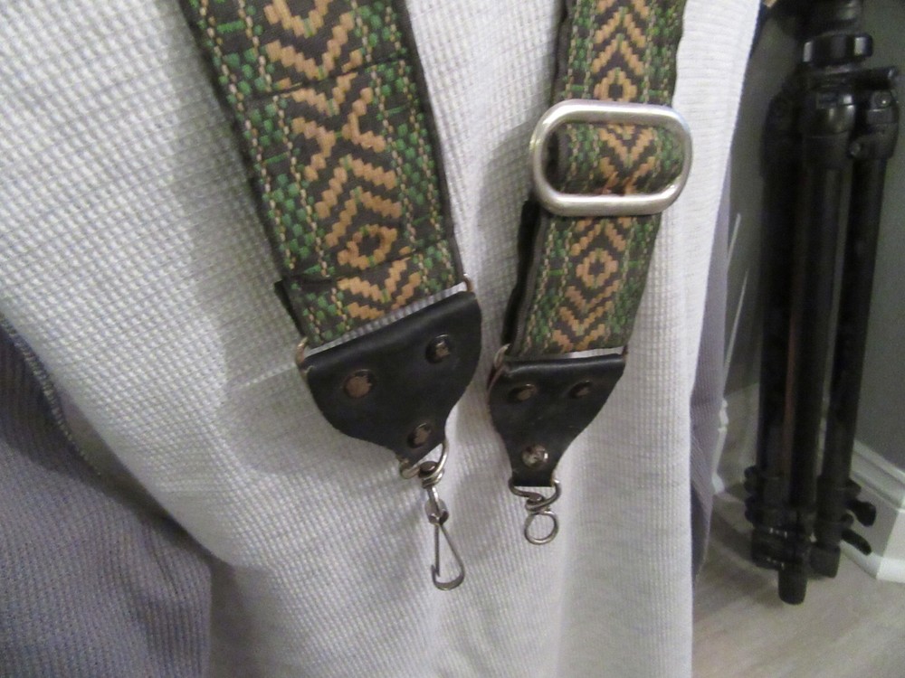 Nice Used Hippie Camera Strap Looks Nice Good Stitching Etc.