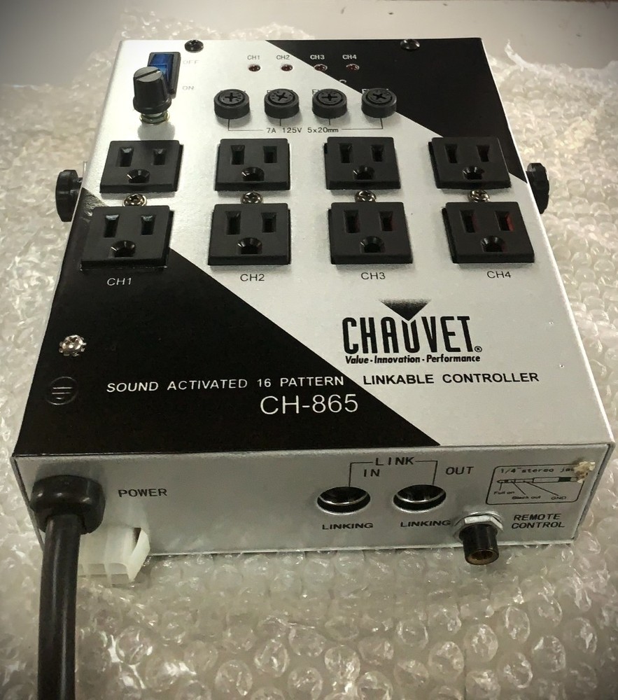 CHAUVET DJ CH-865 Lighting Controller (NIB) (NOS) !