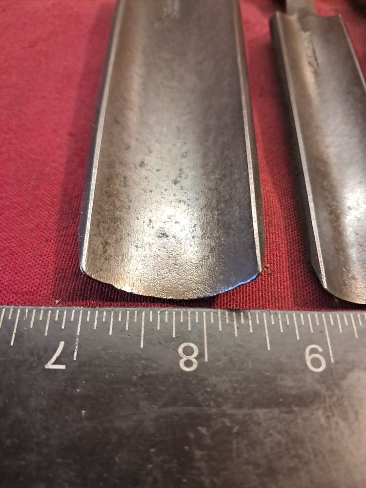 3 Pieces of Vintage Carving Gouges 2 x Stormont & Another. Larger Piece 1-1/2"