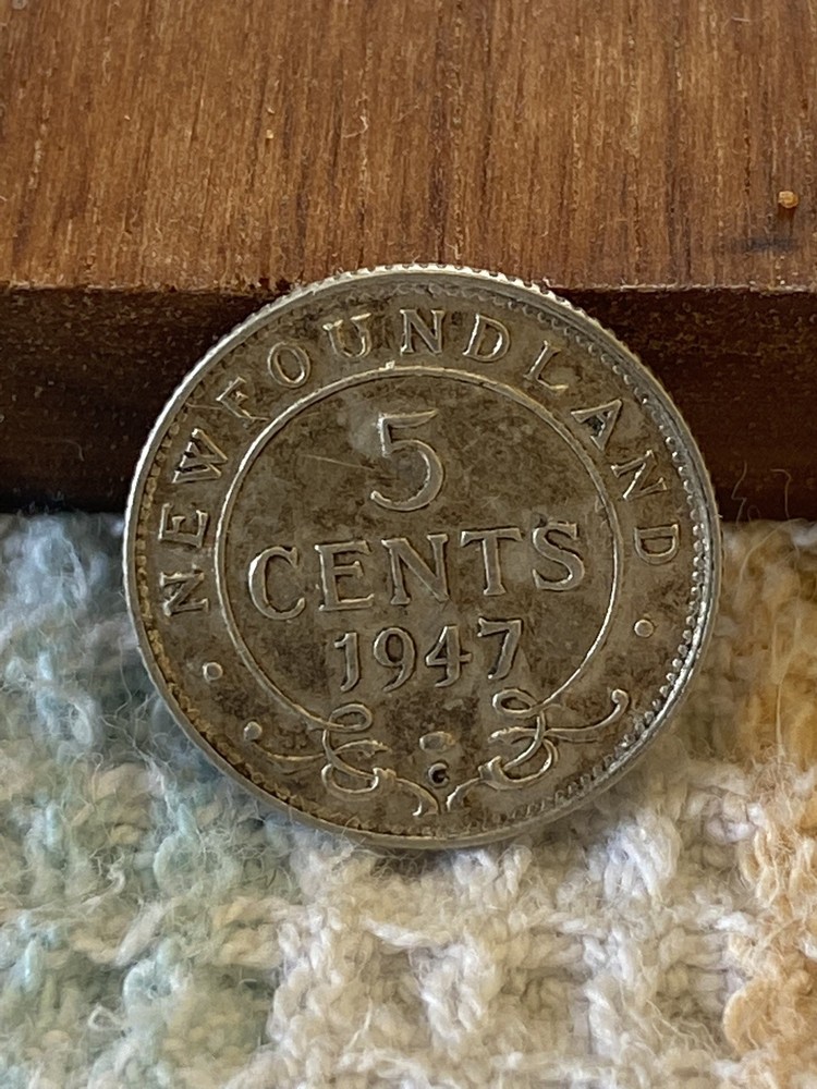 1947 Newfoundland 5 Cent