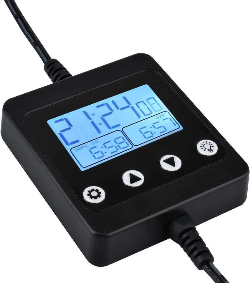 Aquarium Light Timer LED Dimmer Controller - Universal Adjustable Adjustment