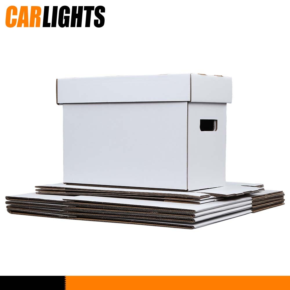 150-175 Comics New High Quality White Short Comic Book Storage Boxes Holds 5pcs