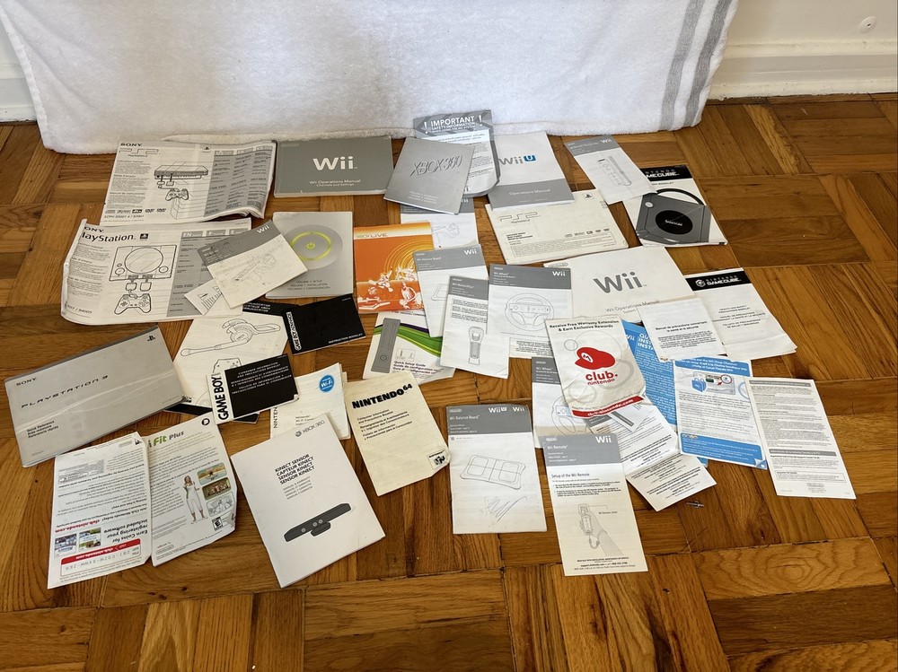 MIXED Console Operations Manuals Setup Guides Lot Nintendo XBOX PLAYSTATION