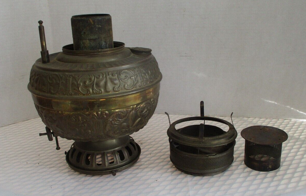 Victorian Brass Hanging Lantern for parts
