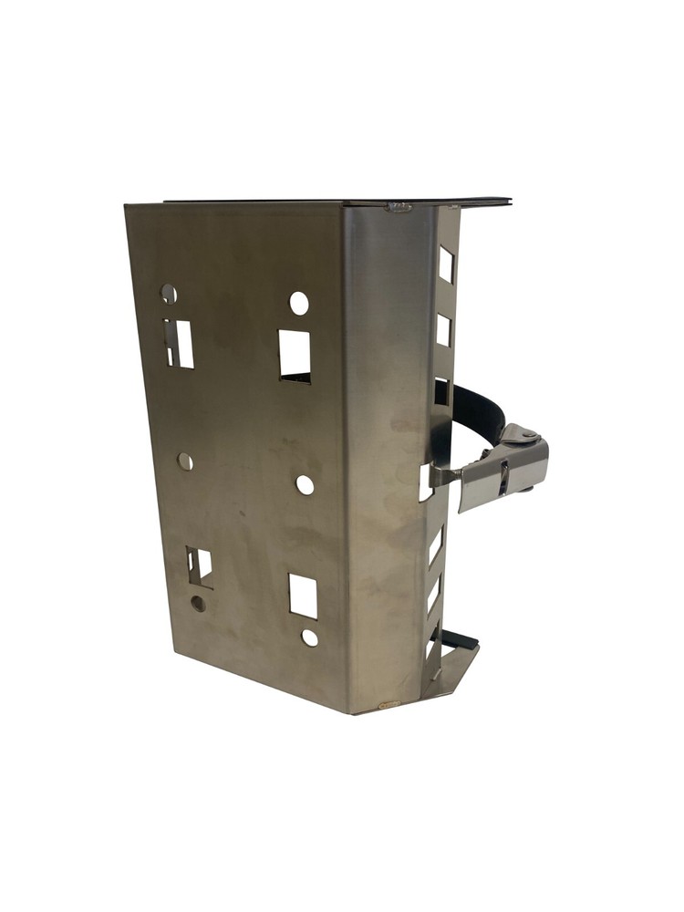 5 lb Carbon Dioxide Co2 Cylinder Mount Bracket - Stainless Steel