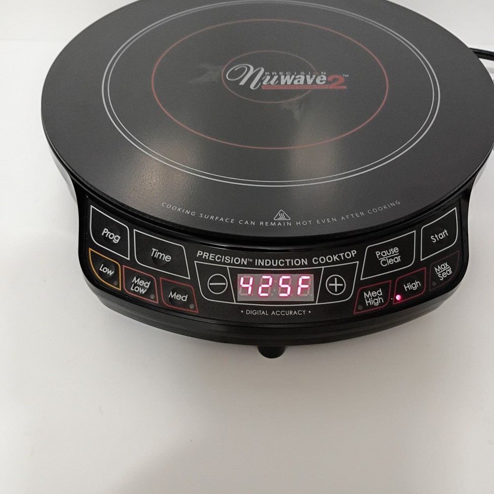 Nuwave 2 Precision Portable Induction Cooktop Model 30151 AQ With Storage Case
