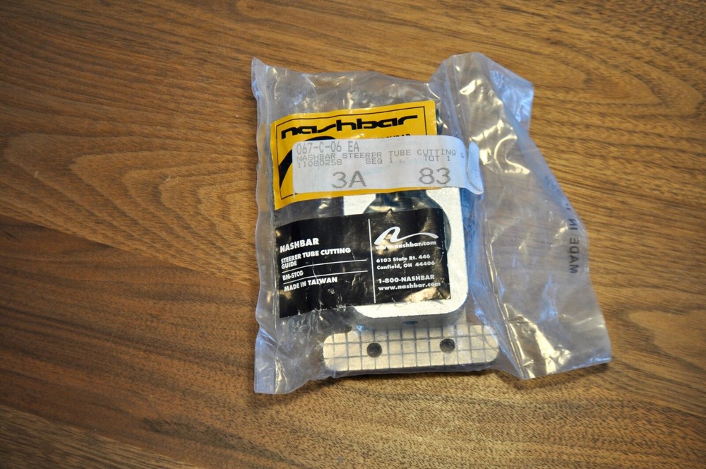 nashbar steerer bar cutting guide