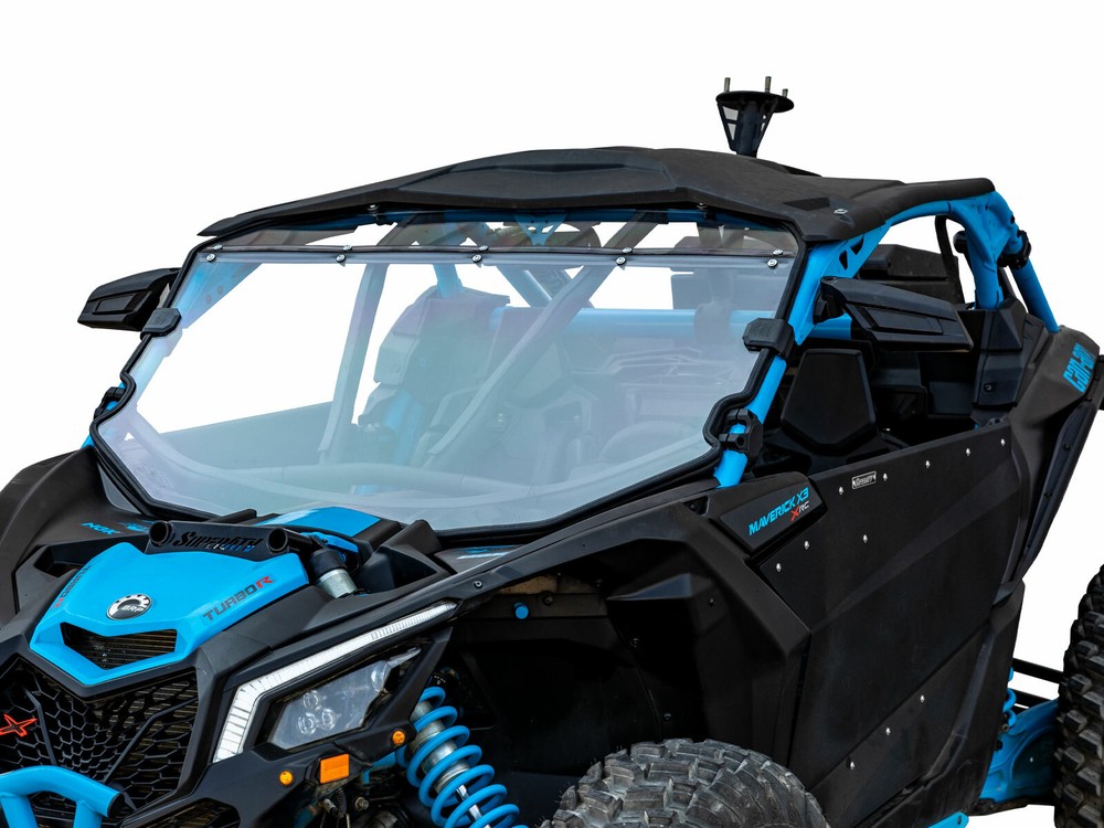 SuperATV Scratch Resistant Windshield for Can-Am Maverick X3