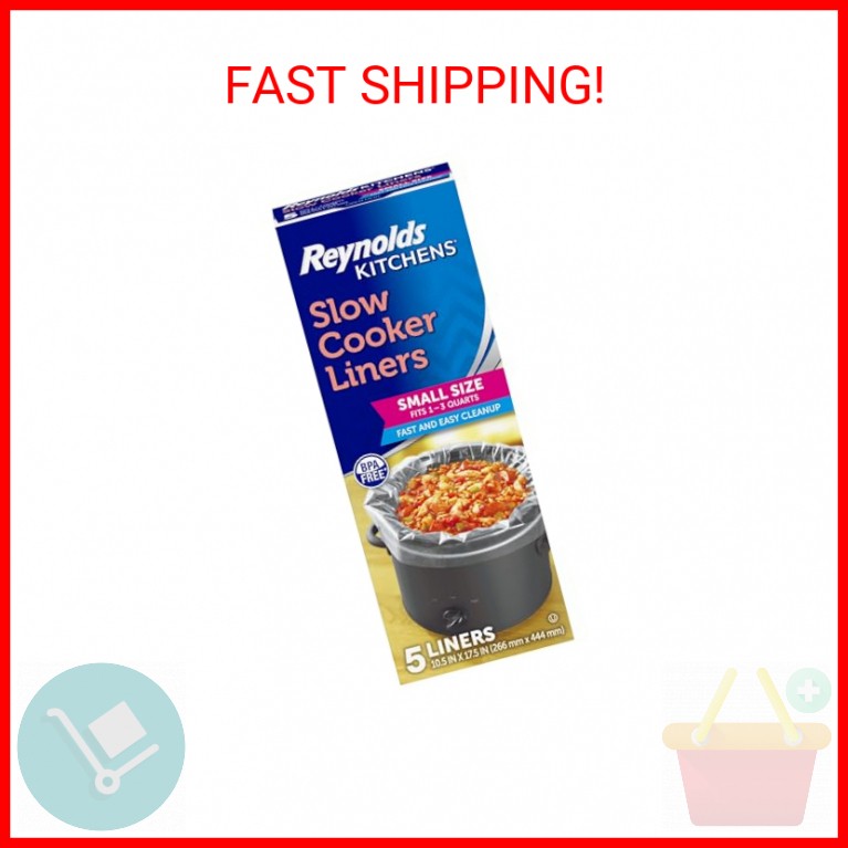 Reynolds Kitchens Slow Cooker Liners, Small (1-3 quart), 5 Count