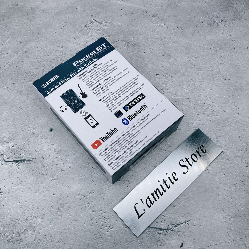 BOSS Pocket Gt Pocket Effects Processor Tone Studio Bluetooth USB PocketGt Japan