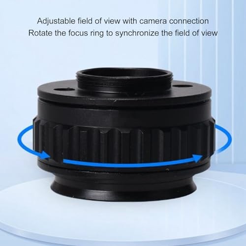 C Mount Adapter Microscope Adapter CTV Microscope Lens Camera Interface 0.5X
