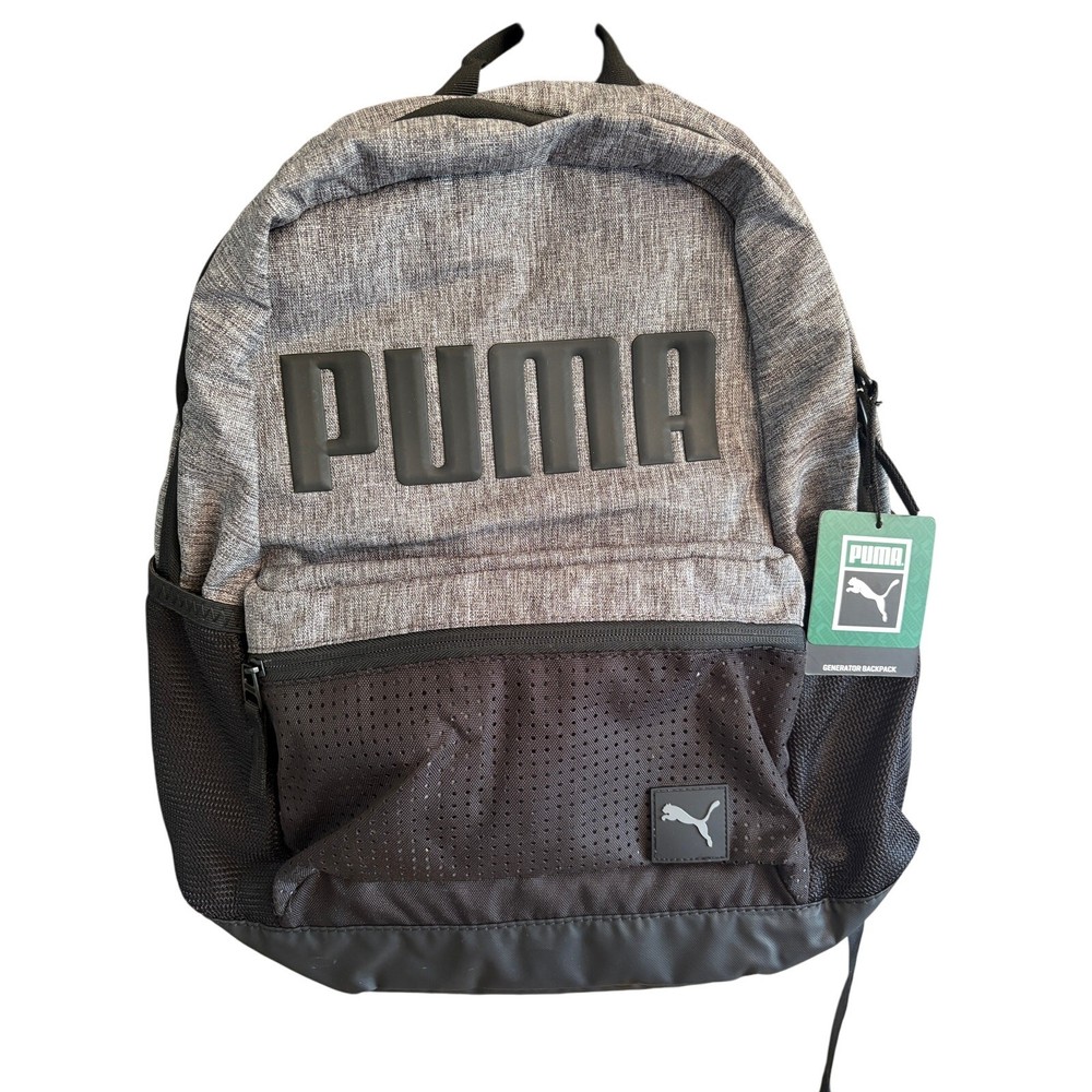 NWT PUMA Men's Generator Backpack Black Gray