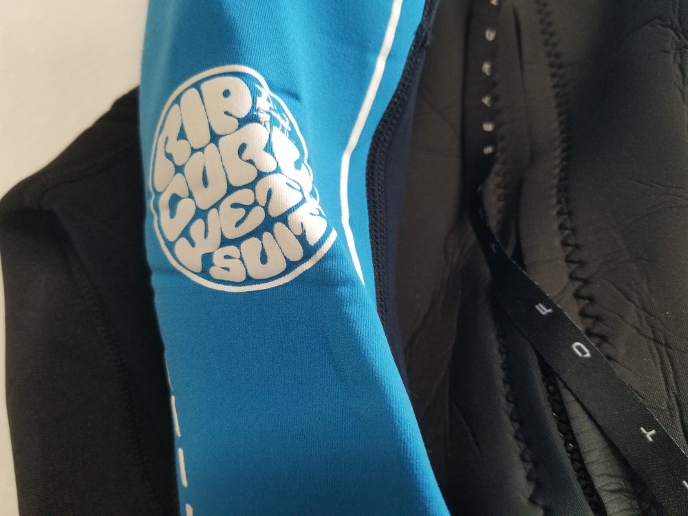 Rip Curl Womens Classic 2/2 Flatlock Shorty Spring Wetsuit Blue Size Small